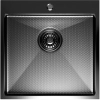 Кухонная мойка Berge 5050 Decor premium Nano Black (черный) - фото