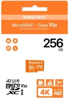Карта памяти BreezyTech Ultra microSDXC Class 10/A2/V30 256GB (без адаптера) - фото