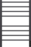 Полотенцесушитель Granula Квадро Сплит 50х80 (терморегулятор с таймером черный матовый) - фото