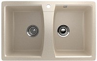 Кухонная мойка Ulgran U-402 (328 бежевый) - фото