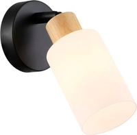 Спот Ambrella TR8720 BK/WD (черный/дерево) - фото