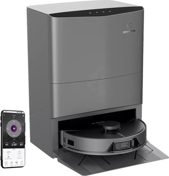 Робот-пылесос Polaris PVCRAC 7750 WIFI IQ Home (серый) - фото