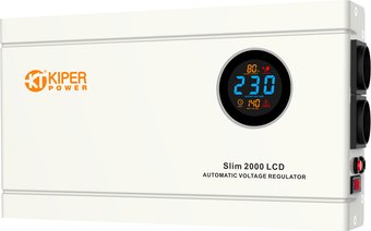 Стабилизатор напряжения Kiper Power Slim 2000 LCD (2000VA/1200W) - фото