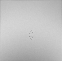 Выключатель проходной Lezard Zima 704-7488-105QC (серый матовый) - фото