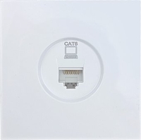 Розетка компьютерная Lezard Zima 704-0288-140 (белый) - фото