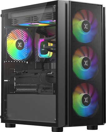 Корпус XASTRA A402M 4ARGB (черный) - фото