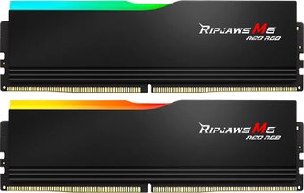 Оперативная память G.Skill Ripjaws M5 Neo RGB 2x32ГБ DDR5 6000 МГц F5-6000J2836G32GX2-RM5NRK - фото