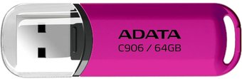 USB Flash ADATA C906 64GB (розовый) - фото