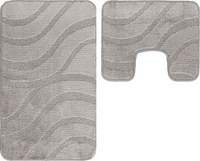 Набор ковриков Maximus Symphony 2507 Fungi (50x80/40x50, серый) - фото