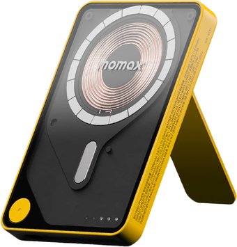 Внешний аккумулятор Momax 1-Power X Pro Magnetic Built-In USB-C IP131 5000mAh (желтый) - фото