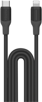 Кабель Momax DL53D 1-Link Flow LC USB Type-C - Lightning (1.2 м, черный) - фото