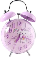 Настольные часы ILikeGift Clear wake-up with animals HL-5140-03 (фиолетовый) - фото
