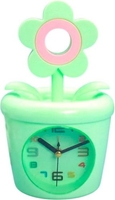 Настольные часы ILikeGift Flower in a pot 100P-106-01 (зеленый) - фото