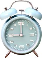 Настольные часы ILikeGift Numeral white C012-06 (зеленый) - фото