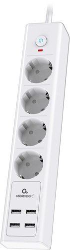 Сетевой фильтр Cablexpert Exnovo EXN-4-U4-W-2 - фото