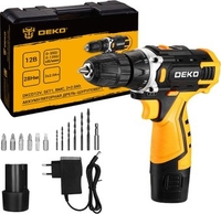 Дрель-шуруповерт Deko DKCD12V Set1 083-1022 (с 2-мя АКБ, кейс) - фото
