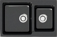 Кухонная мойка MARRBAXX Карельский камень модель 191/Q4 (черный) - фото