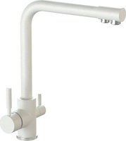 Смеситель MARRBAXX Карельский камень КМ006/G31 (белый) - фото