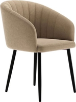 Стул с подлокотниками Табурет Верона (бренди 32/каркас черный) - фото