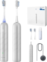 Электрическая зубная щетка Trouver 3D Clean Electric Toothbrush ATB15A (серебристый) - фото