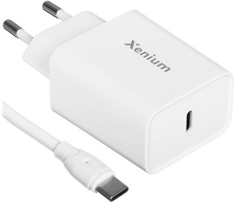 Сетевое зарядное Xenium X331 (белый) - фото