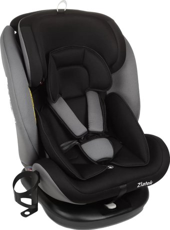 Детское автокресло Zlatek Cruiser Lux KRES4084 (черный/серый) - фото