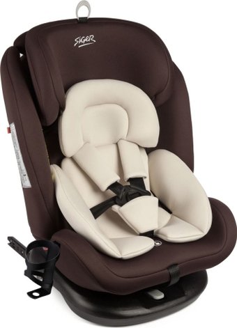 Детское автокресло Siger Престиж Isofix Lux KRES3946 (шоколад) - фото