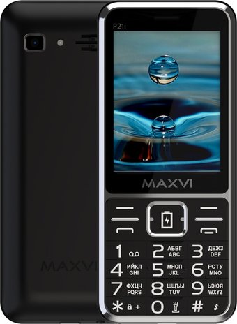 Телефон Maxvi P21i (черный) - фото