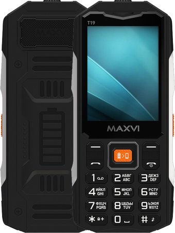 Телефон Maxvi T19 (черный) - фото