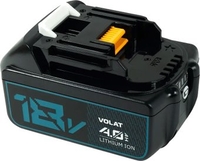 Аккумулятор VOLAT VT-MAK-BL1850LED-4 (18В/4 Ah) - фото