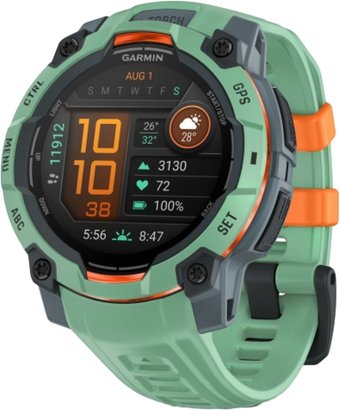 Умные часы Garmin Instinct 3 45 мм (зеленый) - фото