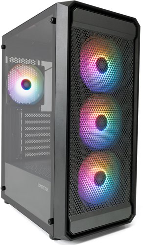 Корпус XASTRA A403 4FRGB (черный) - фото