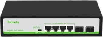 Неуправляемый коммутатор Tiandy TC-P3S06 H/0402/AT/60 - фото