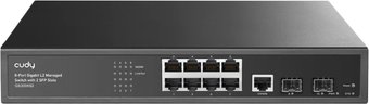 Управляемый коммутатор 2-го уровня Cudy GS2008S2 1.0 - фото