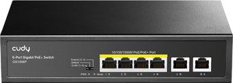 Неуправляемый коммутатор Cudy GS1006P 2.0 - фото