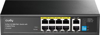 Неуправляемый коммутатор Cudy FS1010P 3.0 - фото
