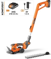 Кусторез + ножницы Daewoo Power DAHT 2521Li Full Set (с 1-им АКБ) - фото