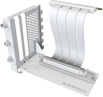 Райзер для вертикальной установки видеокарты Montech VGM 2 (белый) - фото