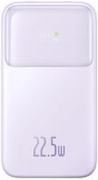 Внешний аккумулятор Baseus Comet Series Dual-Cable Digital Display Fast Charge Power Bank 22.5W 20000mAh (сиреневый) - фото