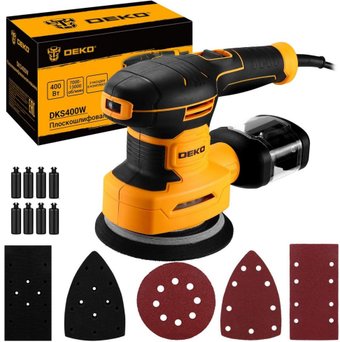 Эксцентриковая шлифмашина Deko DKS400W 085-1058 - фото