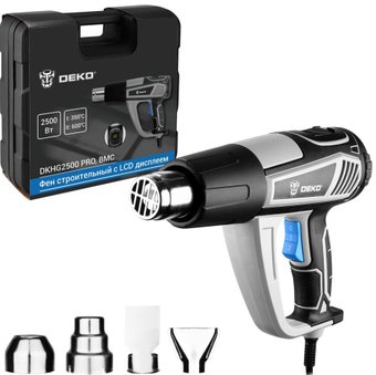 Промышленный фен Deko DKHG2500 PRO 085-1078 (кейс) - фото