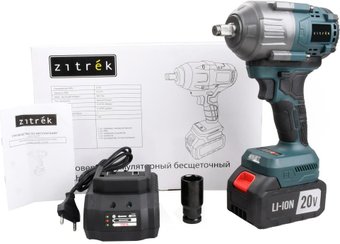 Гайковерт Zitrek Crusher 20 PRO 085-1019 (с 1-им АКБ) - фото