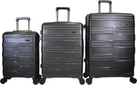 Комплект чемоданов Mironpan 11271 (3шт, черный) - фото