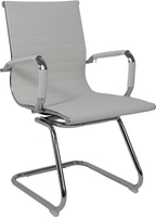 Офисный стул AksHome Dune (экокожа, белый) - фото