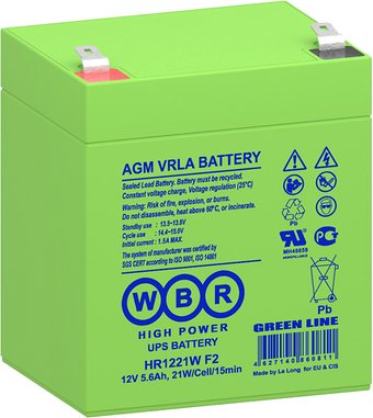 Аккумулятор для ИБП WBR HR1221W F2 - фото