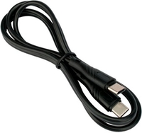 Кабель Cablexpert CCB-USB2-CMCMO1-1MB USB Type-C - USB Type-C (1 м, черный) - фото