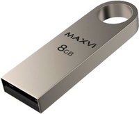 USB Flash Maxvi MK 8GB (серебристый) - фото