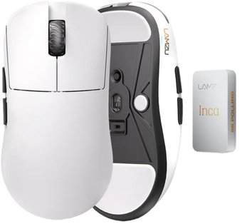 Игровая мышь Lamzu Inca (белый) - фото