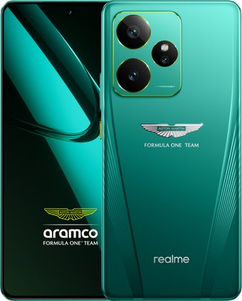 Телефон Realme GT7 Dream Edition RMX5061 16GB/512GB международная версия (Aston Martin зеленый) - фото