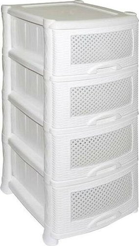 Комод Violet Плетенка 035406 (белый) - фото